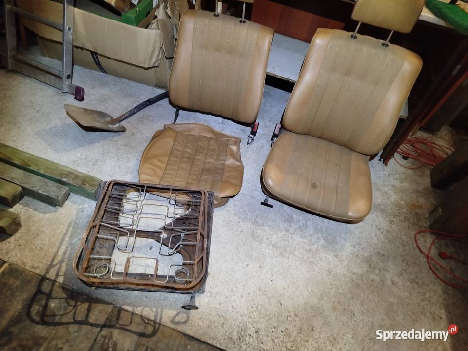 Mercedes W123 fotele dattel jodełka 2 seria śląskie Konopiska