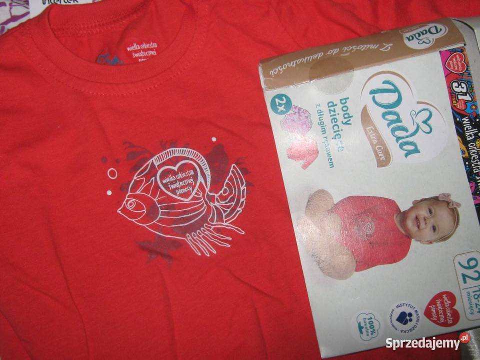 Body dziecięce z długim rękawem R92 Nowe Odzież Baranowo