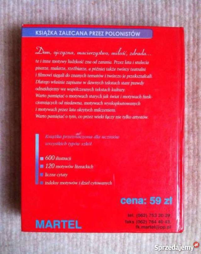 Leksykon motywów literackich literaturoznawstwo Gdańsk