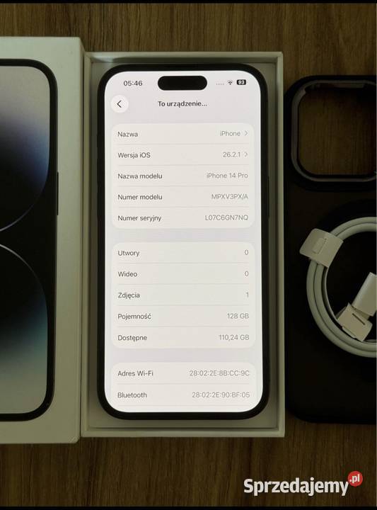 iPhone 14 Pro Czarny 100 Sprawny lubelskie sprzedam