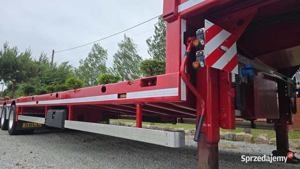 DOLL 3osie skretne niskopodwozie laweta naczepa Motoryzacja Galomin