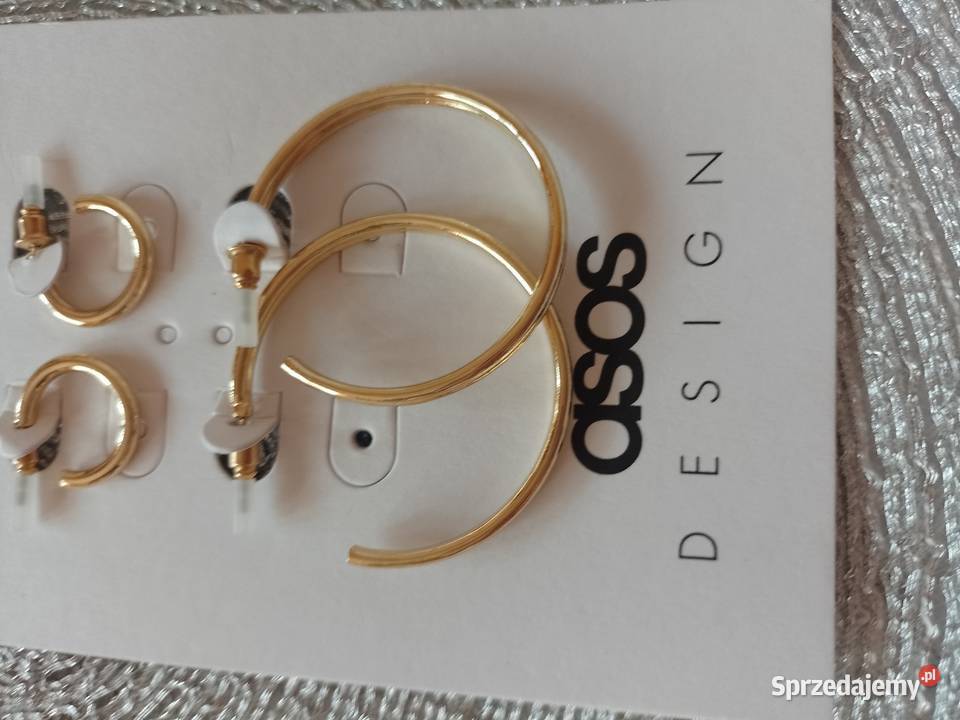 ASOS Zestaw kolczyków Kolczyki koła z Londynu Kraków
