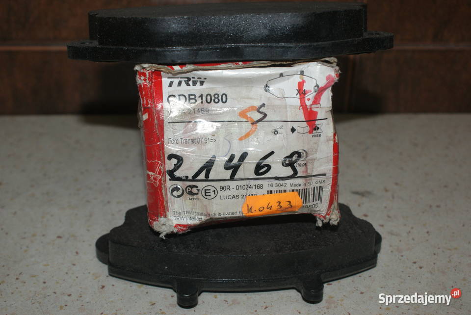 GDB1080 TRW KLOCKI HAMULC FORD TRANSIT 15 9100 Białobrzegi