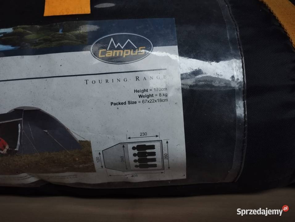 Namiot 4 osobowy Campus Amazon 4 Turystyka Nowa Sól