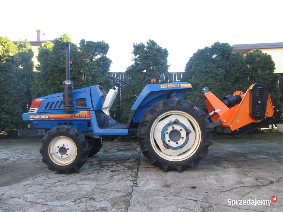 Traktor Iseki 4x4 zestaw z kosiarką bijakową z Praszka