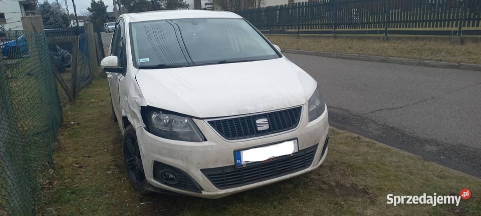 NiE Idealny SEAT ALHAMBRA 2 2012 r 140 uszkodzony Alhambra Żory sprzedam