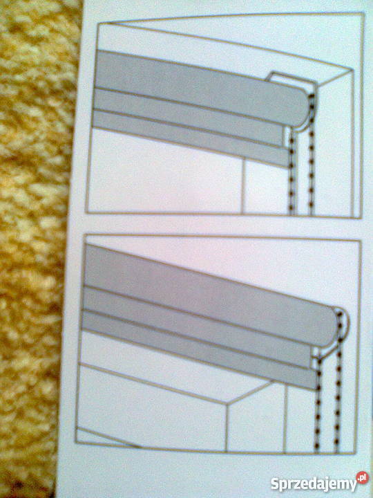 Zaciemniające 140 x 170 rolety nowe szare w odcienie szarości Giżycko