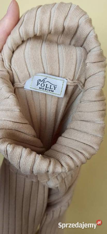 Sweterek krótki crop top z golfem Oh Polly podkarpackie Stalowa Wola sprzedam