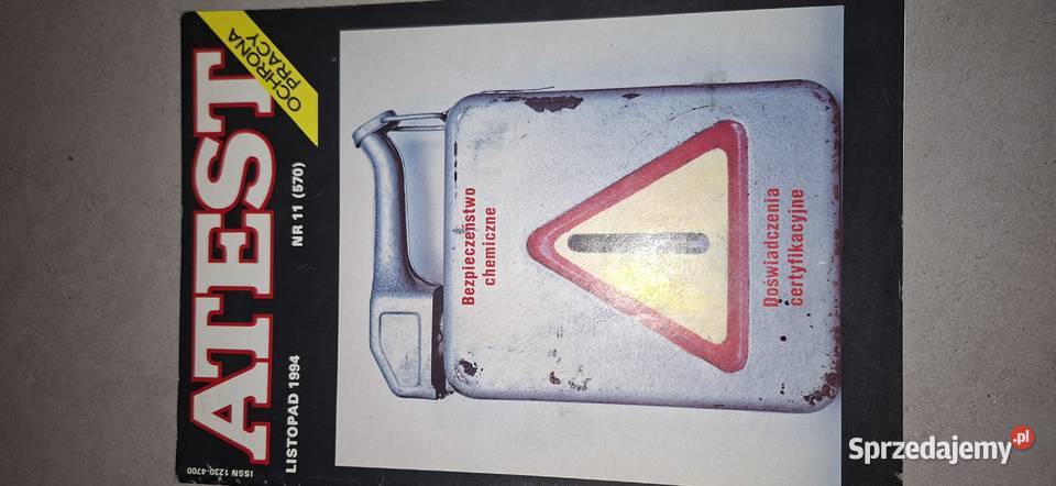ATEST Ochrona Pracy 111994 Chemiczna nostalgia sprzedam
