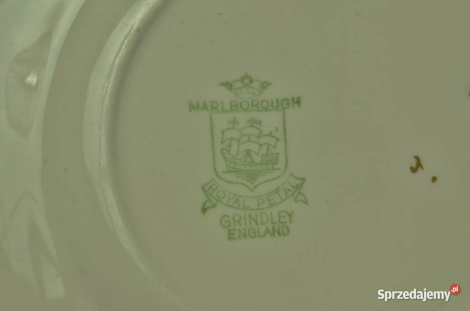 Zestaw kawowy Grindley Marlborough Royal Petal Porcelana i szkło Legnica