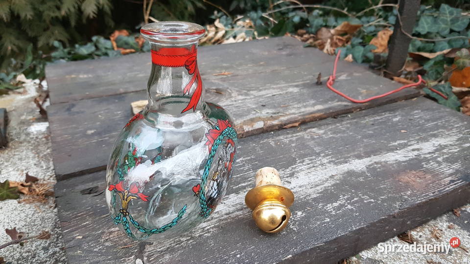 Jinglebells świąteczna karafka Holmrgaards Porcelana i szkło Myszków