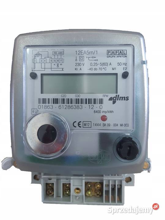 LICZNIK LEGALIZOWANY PLOMBOWANY ENERGI PRĄDU Tarnowskie Góry