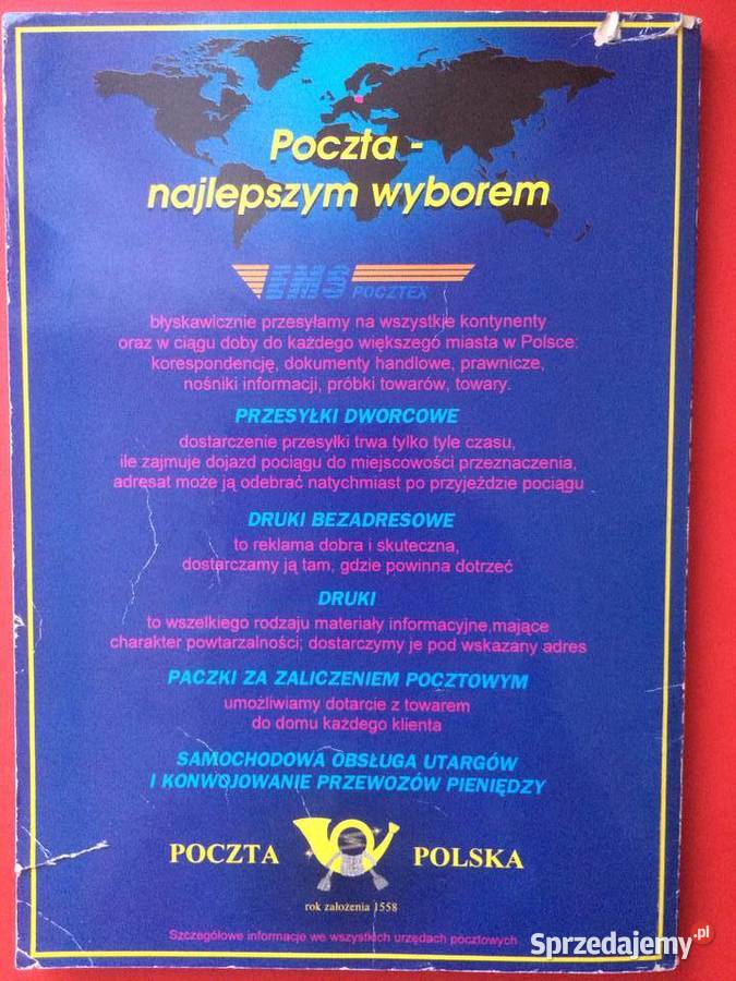 2843 Oficjalny Spis Pocztowych Numerów Antyki, Sztuka, Kolekcje Szczecin sprzedam