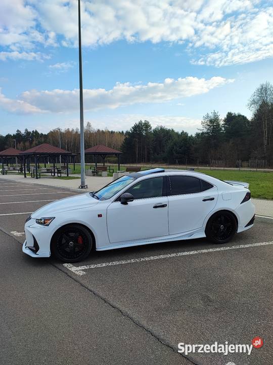 Lexus IS III 35l 350 AWD FSport 2018 wydech nieuszkodzony Motoryzacja Janów Lubelski