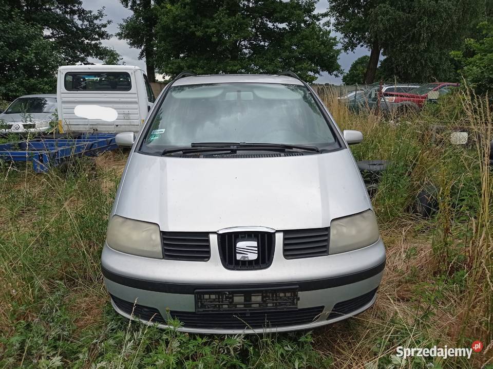 Seat Alhambra 19 85 kW 2002 r dawca części wielkopolskie Szklarka Myślniewska sprzedam