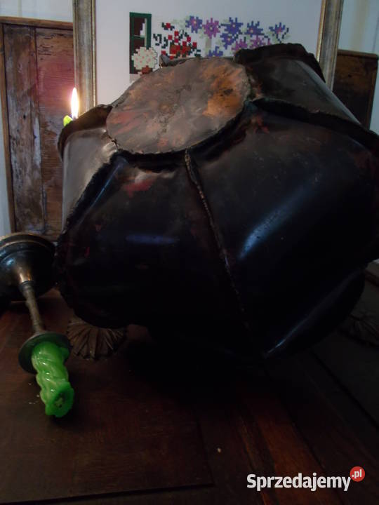 Piękna Stara Donica Osłonka Rękodzieło Metal sprzedam