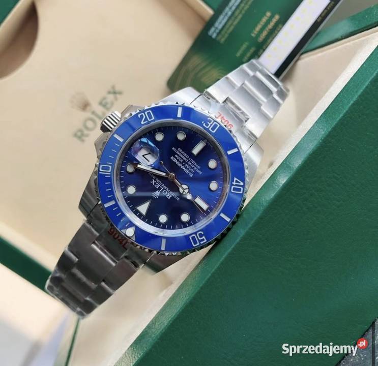 Zegarek Rolex Submariner Date Silver srebrny Męskie Męskie Kraków