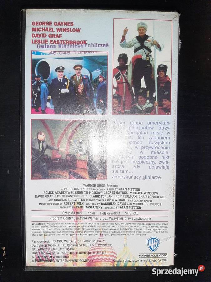 AKADEMIA POLICYJNA 7 MOSKIEWSKA MISJA VHS kujawsko-pomorskie Inowrocław