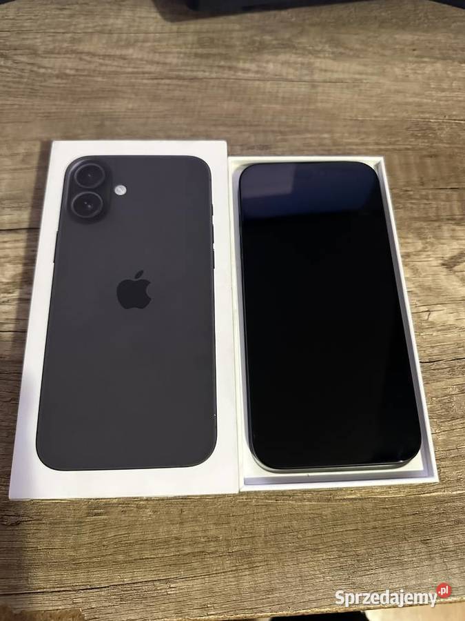 Iphone 16 plus black 128gb Orzysz