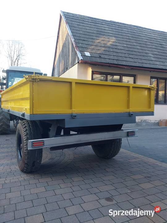 Przyczepa jednoosiowa fabryczna zarejestrowana Przyczepy rolnicze małopolskie sprzedam