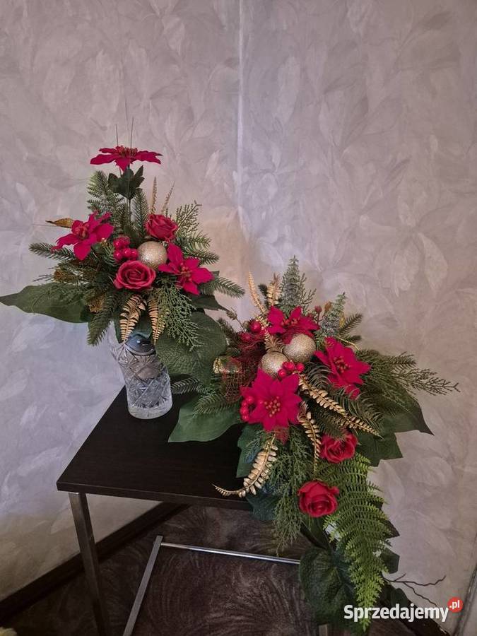 Dekoracja nagrobna świąteczna Komplet Pleszew