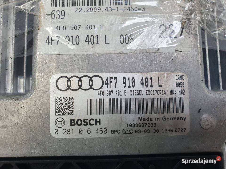 KOMPUTER AUDI A6 C6 4F7910401L Pozostałe Lipno