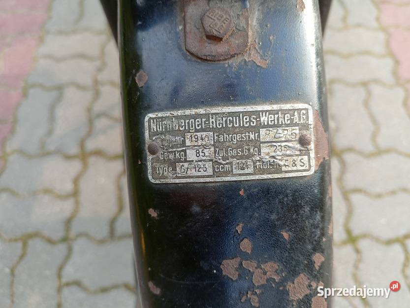 Hercules S125 1940r Wehrmacht Świecie sprzedam