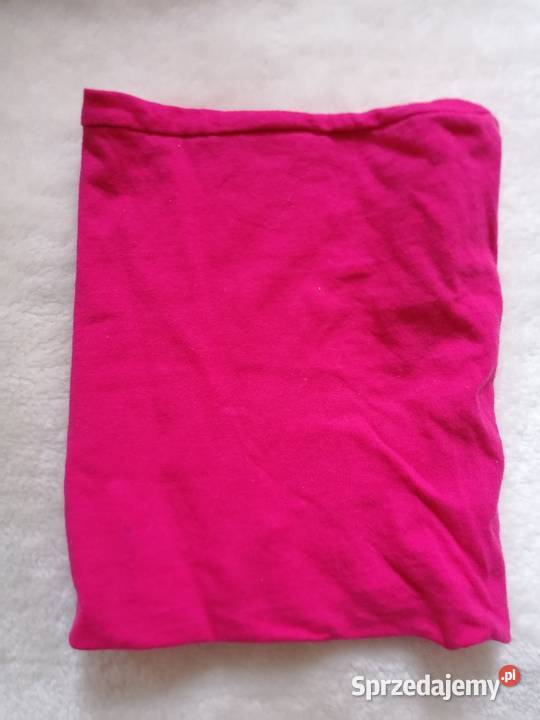 Komin otulacz na szyję dzieckaGładki malinowy Rozmiar 82 Łódź