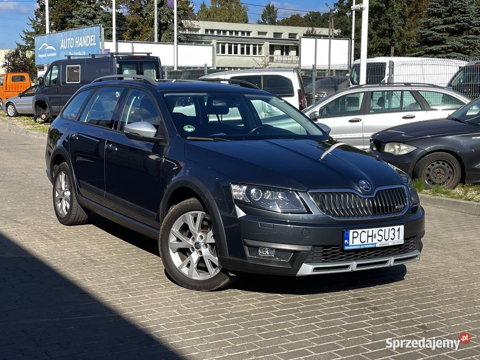 Skoda Octavia Scout 20 TDI 184 4x4 DSG wzorowy Zarejestrowany w Polsce Chodzież