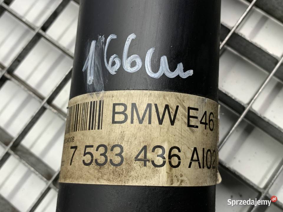 WAŁ NAPĘDOWY TYŁ BMW E46 Hatchback 0105 16 115 podkarpackie
