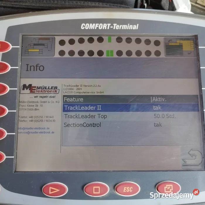 Sterownik komputer muller comfort kontrol sekcji Pozostałe Łowicz