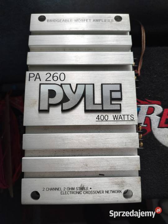 Zestaw Car Audio Wzmacniacz Pyle PA 260 400W Mirzec sprzedam