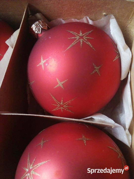 stare szklane bombki vintage PRL śląskie Częstochowa