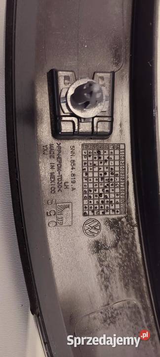 VW TIGUAN ALLSPACE LISTWA BŁOTNIKA LEWY TYŁ osobowe