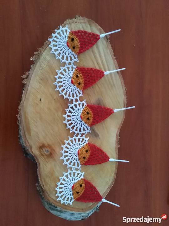 Ozdoby świąteczne szydełkowe szydełko Boże Libiszów-Kolonia