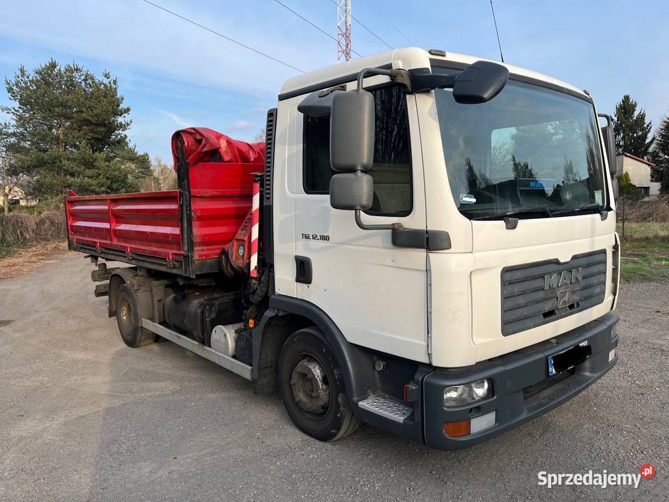 MAN TGL 12180 HDS kiper wywrotka śląskie Częstochowa sprzedam