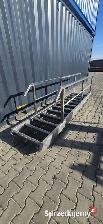 Schody z stali kwasoodpornej nierdzewnej Wojnowice