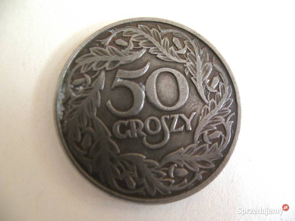 50 groszy Polska 1923 Numizmatyka Siedlce