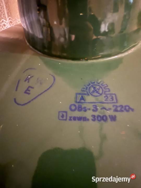 Lampa industrialnaOBs3 z lat 60 mazowieckie Radom