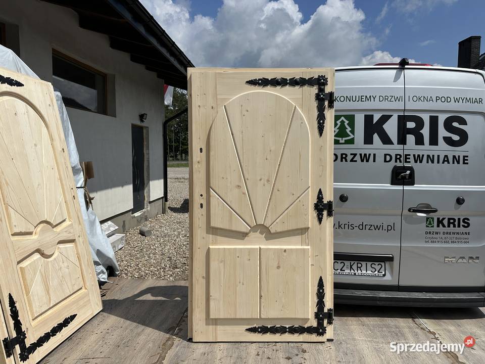 Drzwi wejściowe zewnętrzne RĘKI GÓRALSKIE MONTAŻ
