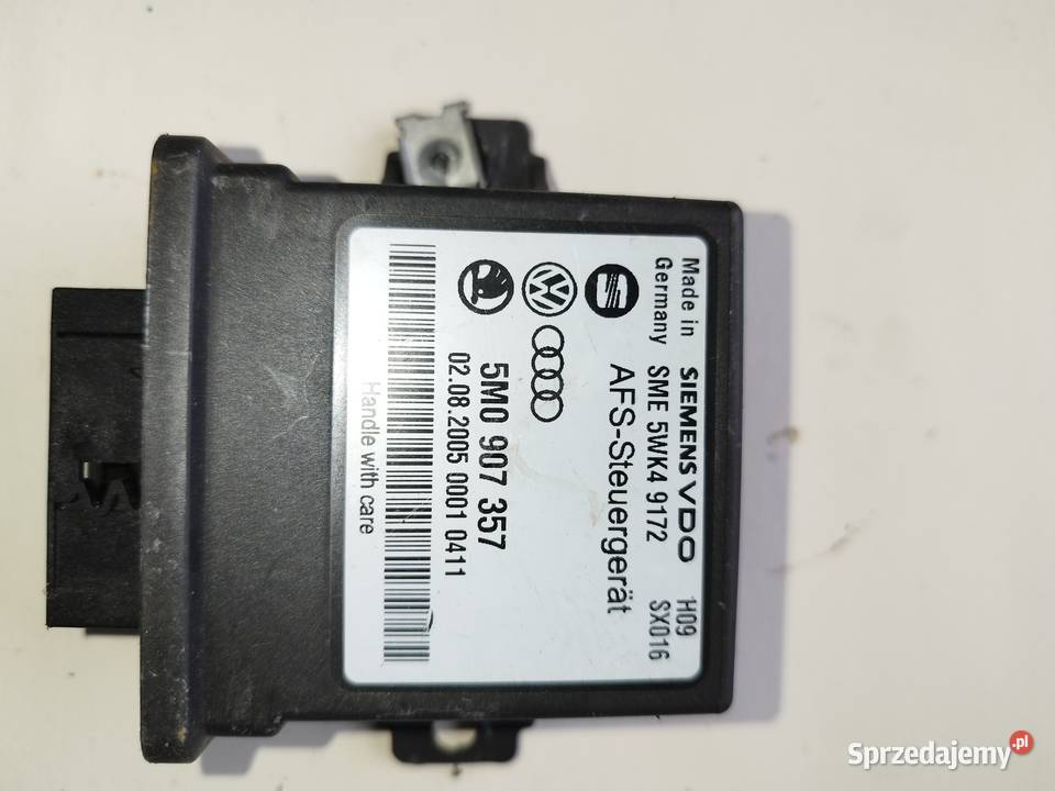 Vw Moduł Sterownik Swiateł 5M0 907 357 komputery Układ elektryczny Mikołów