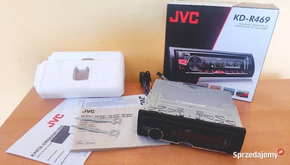 Radio samochodowe z odtwarzaczem CD JVC KDR469 Radioodtwarzacze Świdnik