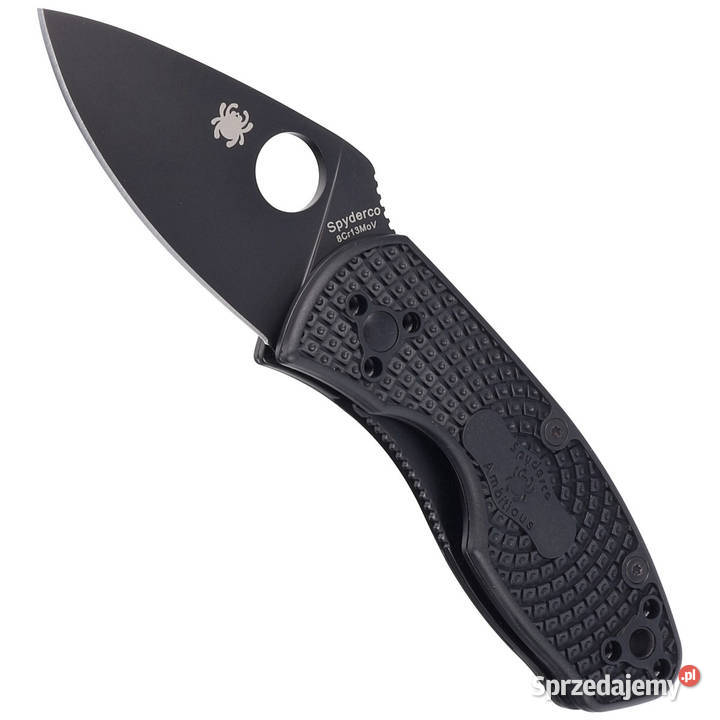 Nóż składany Spyderco Ambitious Black FRN Black Warszawa