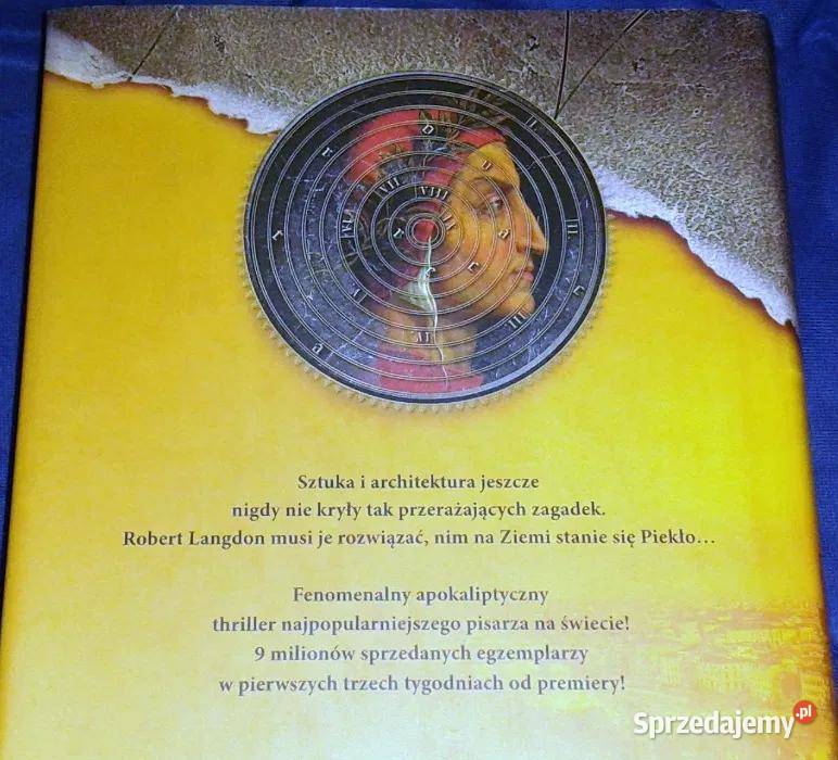 Inferno Dan Brow Rok wydania 2013 Chełm