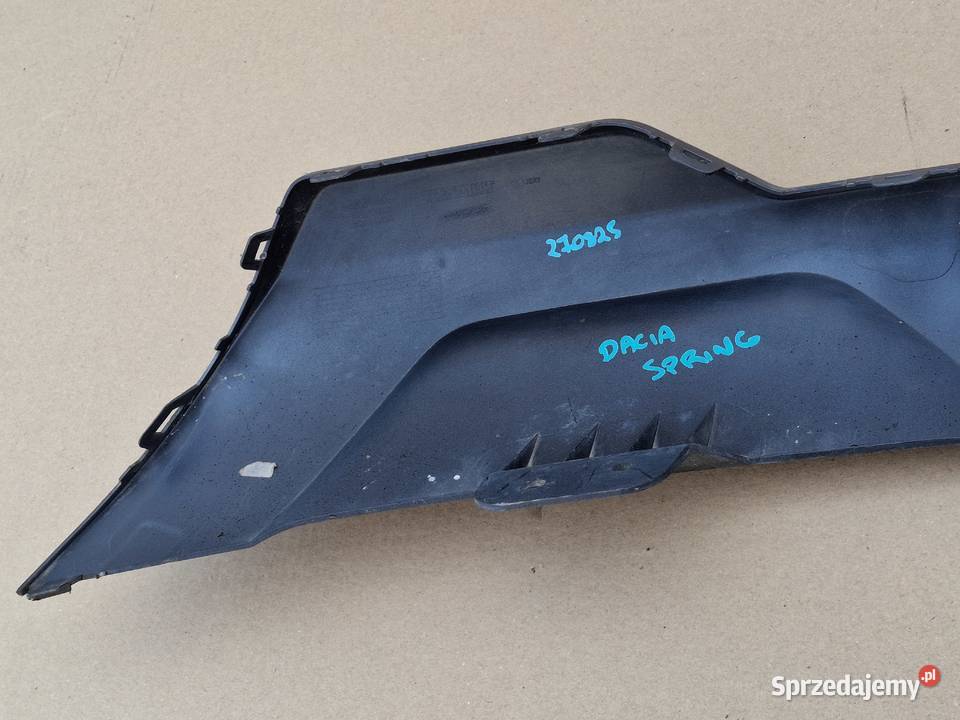 DACIA SPRING DOKŁADKA ZDERZAKA TYŁ DYFUZOR Bieleń