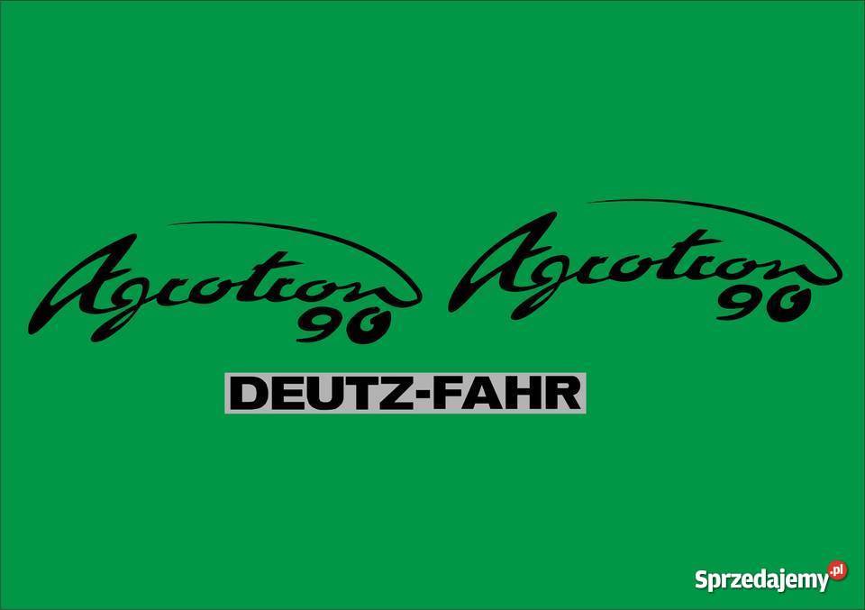 naklejki deutz fahr agrotron 90 Rolnictwo Jeżewo