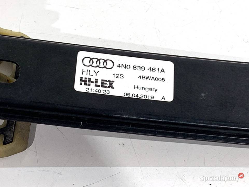 PODNOŚNIK SZYBY LEWY TYŁ AUDI A8 D5 4N0839461A