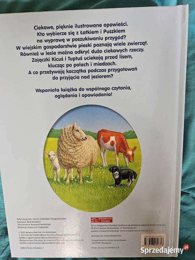 Książka Najpiekniejsz opowieści o zwierzętach Warszawa