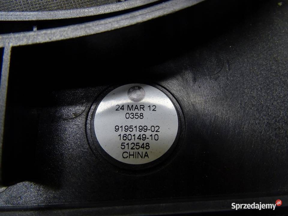 GŁOŚNIK NISKOTONOWY LEWY LEWY PRZÓD 9195199 BMW osobowe sprzedam