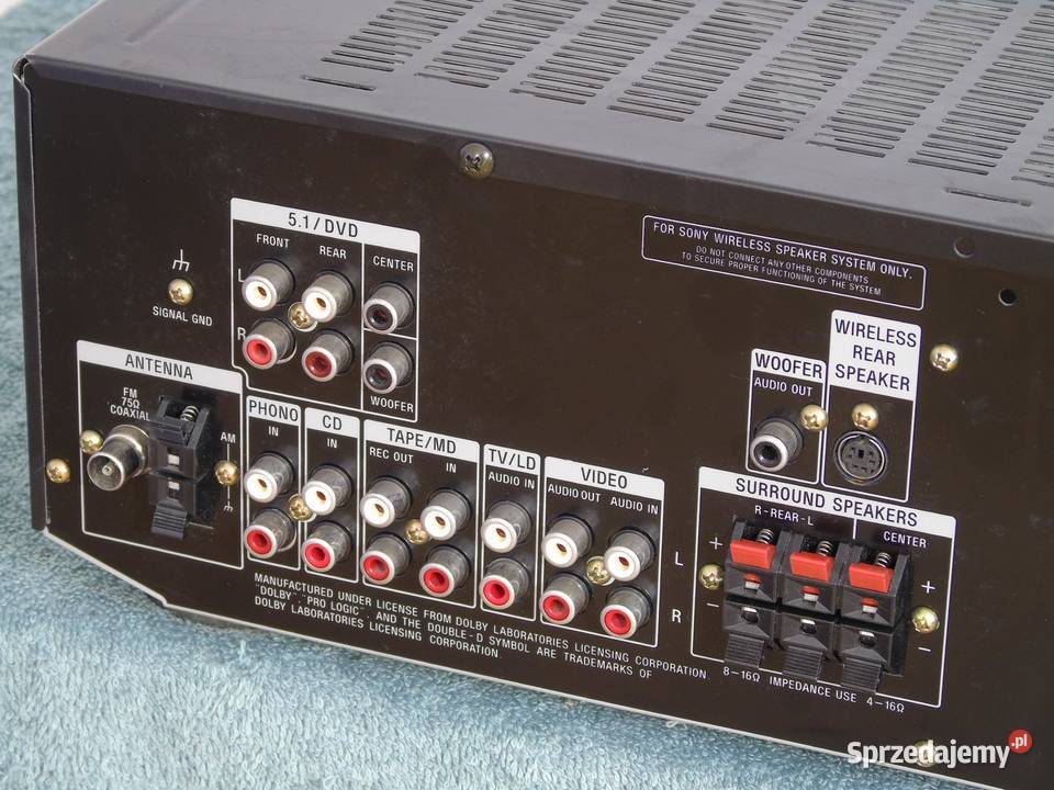 Amplituner Sony STRDE515 RDS sprawny i mocny Jasło